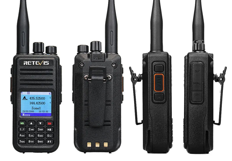 Retevis RT3S Walkie Talkie DMR Радио UHF VHF Цифровая любительская радиостанция 5 Вт Дальнего действия Любительские радиостанции Рации Профессиональный GPS