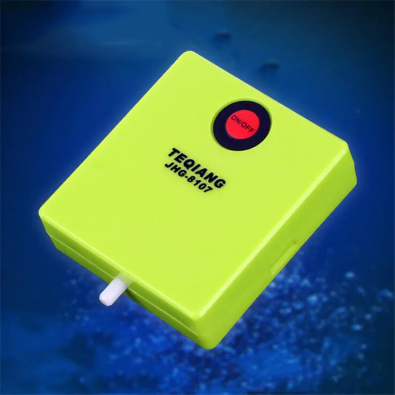 Ultra Silent Aquarium Air Pump Single Outlet Dry Cell Battery Operated Fish Tank  Air Compressor - PST PS Tradings