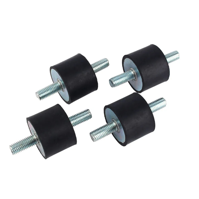 4pcs Double Male Thread Rubber s Anti Vibration Silentblock Boat Car Bobbin  Tools M3 M4 M6 M8