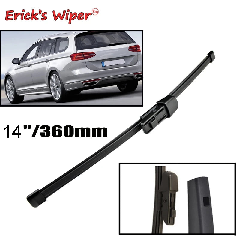 Erick's Wiper 14" Rear Wiper Blade For VW Passat B8 Estate 2015 - 2023 Windshield Windscreen Tailgate Window Car Rain Brush