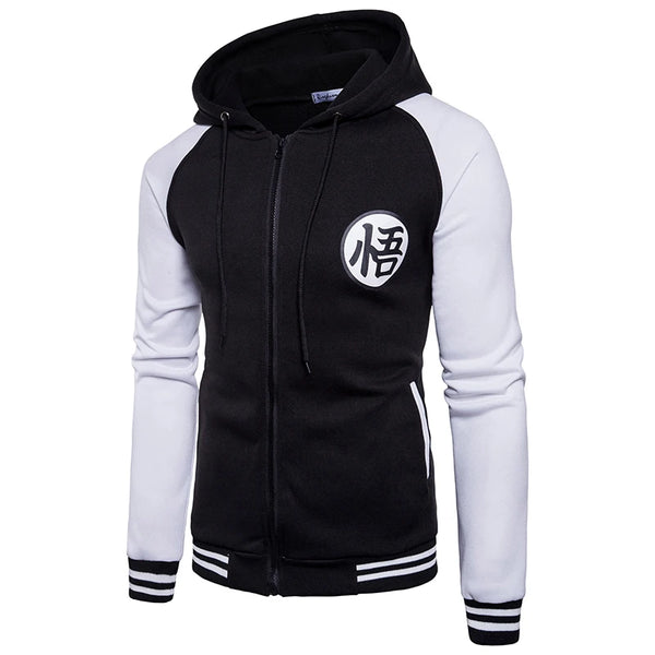 Trend New Japanese Anime  Varsity Hooded Jacket 2018 Spring Casual Zipper Hoodie Coat Sweatshirt Jacket