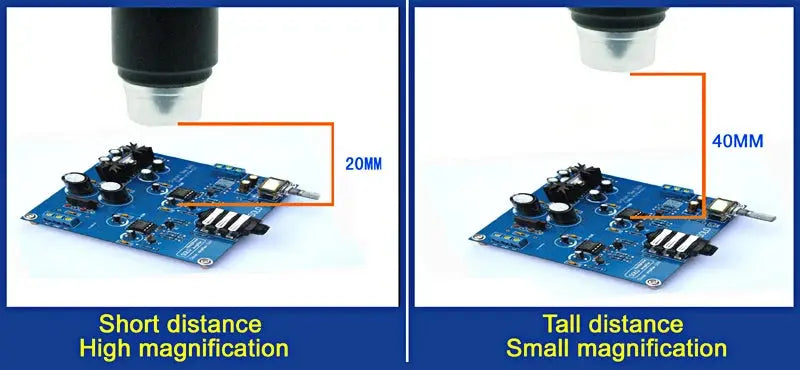 600X digital mikroskop elektronische video mikroskop 4,3 inch HD LCD löten mikroskop telefon reparatur Lupe - Property & Safety Tradings