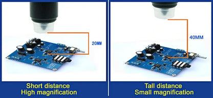 600X  digital microscope electronic video microscope 4.3 inch HD LCD soldering microscope  phone repair Magnifier - Property & Safety Tradings