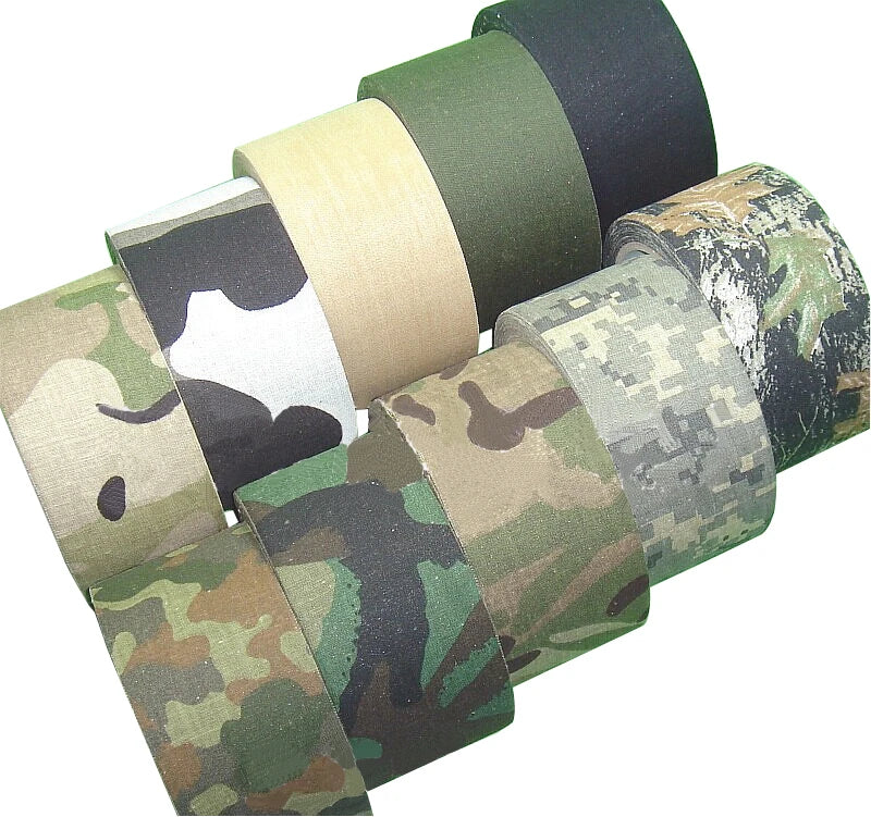 5M Outdoor Camouflage Tape WRAP Hunting Waterproof Self Adhesive Camo Tape Stealth Bandage 0.05m x 5m /2inchx196inch - PST PS Tradings