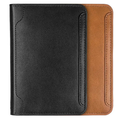 Genuine Leather Passport Holder Passport Cover passport-cover Russia Case for Car Driving Documents Travel Wallet Organizer Case - Property & Safety Tradings