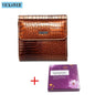 VICKAWEB Mini Wallet Women Genuine Leather Wallets Fashion Alligator Hasp Short Wallet Female Small Woman Wallets And Purses 209 - Property & Safety Tradings