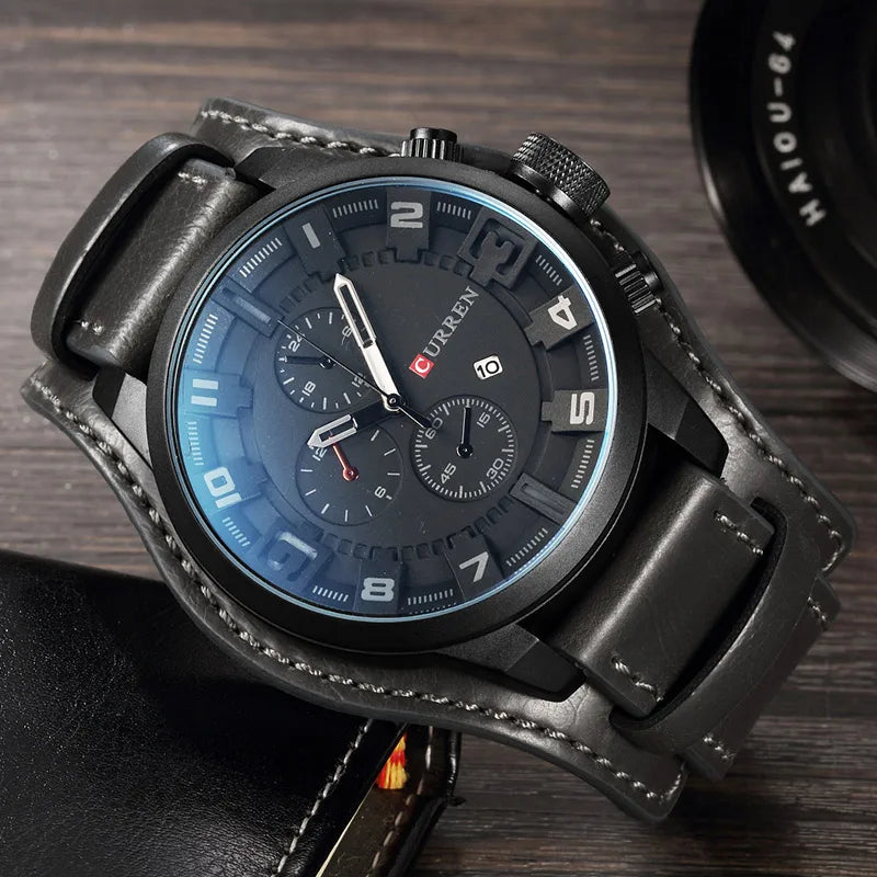 CURREN Men's Watches Top Brand Luxury Fashion&Casual Business Quartz Watch Date Waterproof Wristwatch Hodinky Relogio Masculino - Property & Safety Tradings