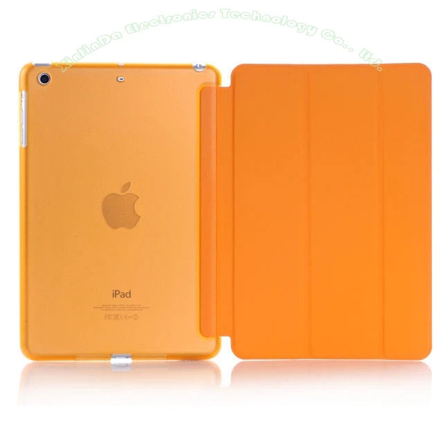 Smart Cover For iPad Mini 1 2 3 4 5 6 7.9 inch Ultra Slim PU Leather Case + PC translucent back case for Apple ipad mini 5 4 3 2 - PST PS Tradings