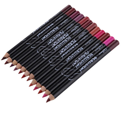 12 stc. professional Lip Liner Waterproof Wasserfest nude Lip Liner Set 12 Stück