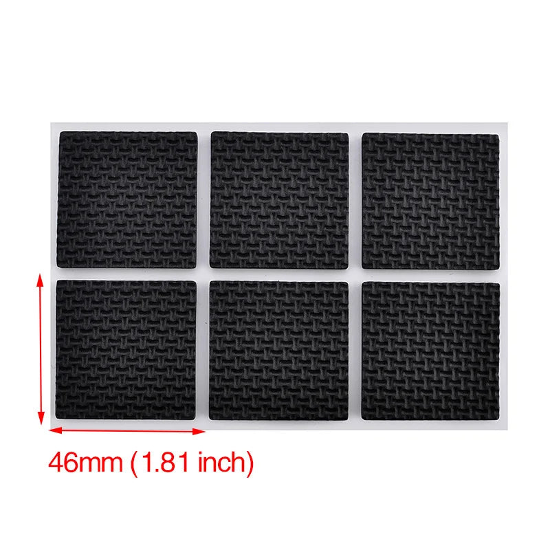 KAK 1-24PCS Self Adhesive Möbel Bein Füße Teppich Filz Pads Anti Slip Matte Stoßstange Dämpfer Für Stuhl tabelle Protector Hardware