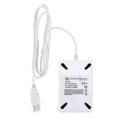 NFC ACR122U RFID smart card Reader Writer Copier Duplicator writable clone software USB S50 13.56mhz ISO 14443+5pcs UID Tag - Property & Safety Tradings