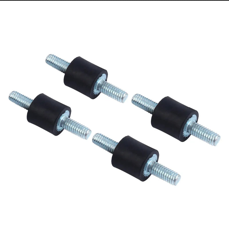 4pcs Double Male Thread Rubber s Anti Vibration Silentblock Boat Car Bobbin  Tools M3 M4 M6 M8