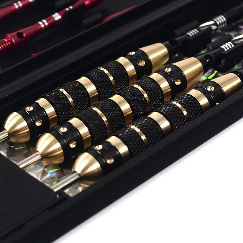 CUESOUL Professional Archer 20/23/26 Grams Steel Tip Darts -- Black Coating Brass Barrels - PST PS Tradings