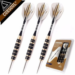 CUESOUL Professional Archer 20/23/26 Grams Steel Tip Darts -- Black Coating Brass Barrels - PST PS Tradings