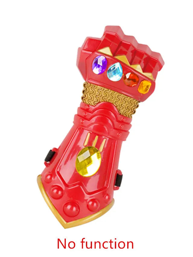 Infinity Gauntlet Cosplay Marvel Avengers 4 Thanos Mask Glove Action Figure Plastic Model Toy Brinquedo Halloween Gift