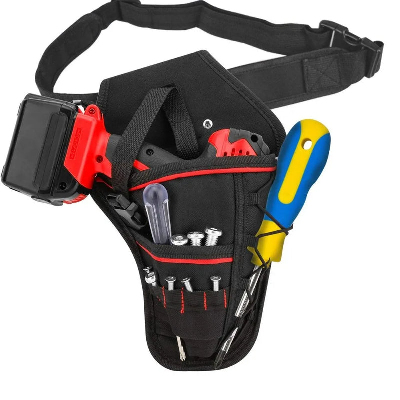 ESPLB Multi-functional Waterproof Drill Holster Waist Tool Bag Electric Waist Belt Tool Pouch Bag for Wrench Hammer Screwdriver