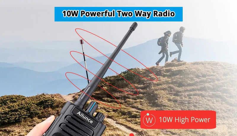 Ailunce HD1 DMR Digitales Walkie-Talkie, Amateurfunk, große Reichweite, Zwei-Wege-Radio, Walkie-Talkie, GPS, VHF, UHF, Dualband-Transceiver