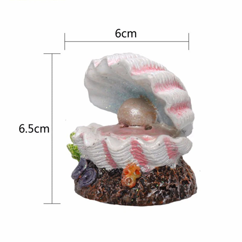 Pearl Shell Air Bubble Stone Fish Tank Decoration Aquarium Decor Air Stone  Air Pump Bubbler Ornament - PST PS Tradings