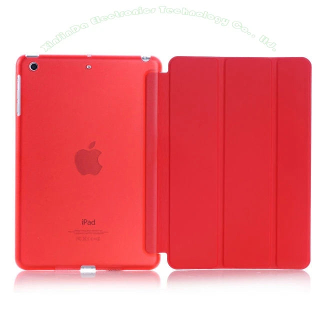 Smart Cover For iPad Mini 1 2 3 4 5 6 7.9 inch Ultra Slim PU Leather Case + PC translucent back case for Apple ipad mini 5 4 3 2 - PST PS Tradings