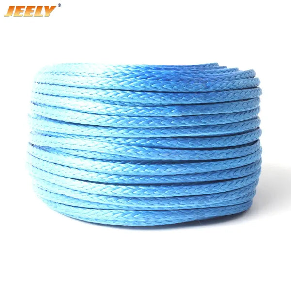 jeely 12 weaves 3mm 1/8'' 2000lb 50m Paraglider Winch Rope UHMWPE Braided - Property & Safety Tradings