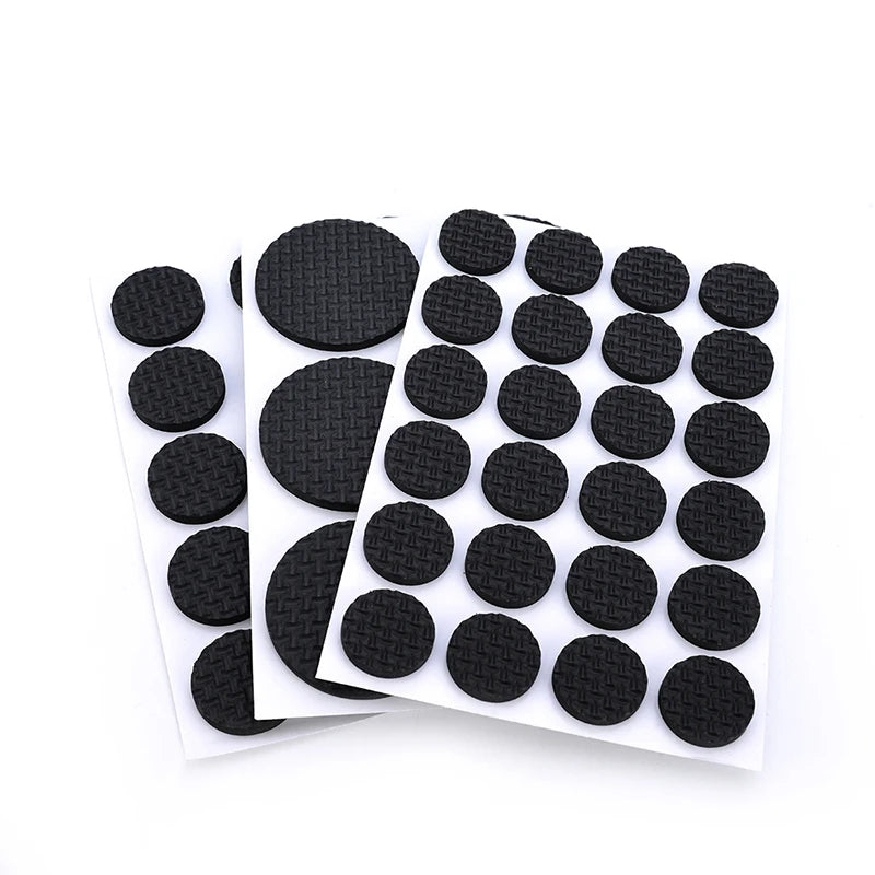 KAK 1-24PCS Self Adhesive Möbel Bein Füße Teppich Filz Pads Anti Slip Matte Stoßstange Dämpfer Für Stuhl tabelle Protector Hardware