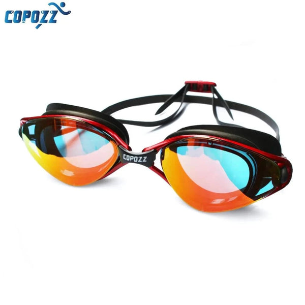 Copozz Professional Goggles Anti-Fog UV Protection Adjustable Swimming Goggles Men Women Waterproof silicone glasses Eyewear - PST PS Tradings