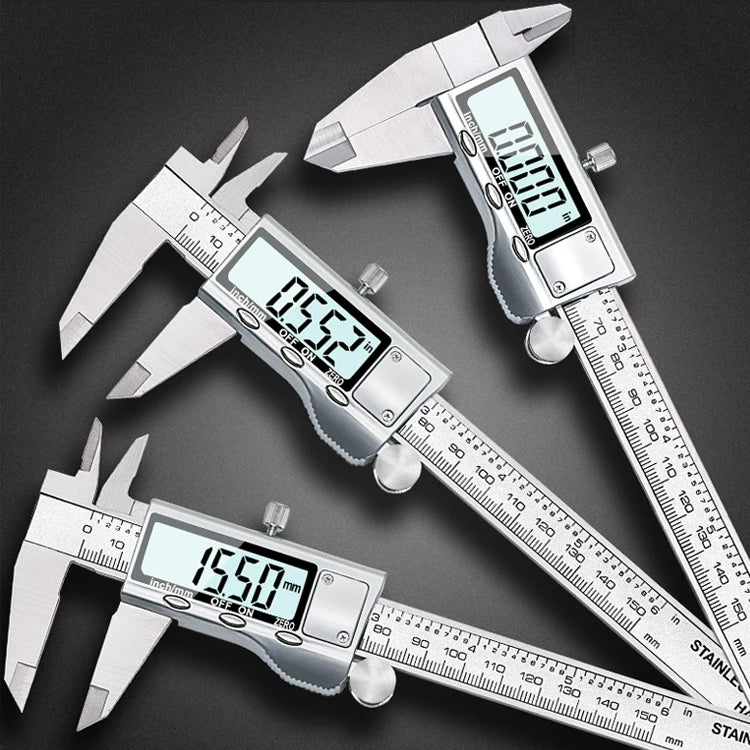 TON09 6-Inch 150mm Stainless Steel Electronic Digital Vernier Caliper Metal Micrometer Measuring