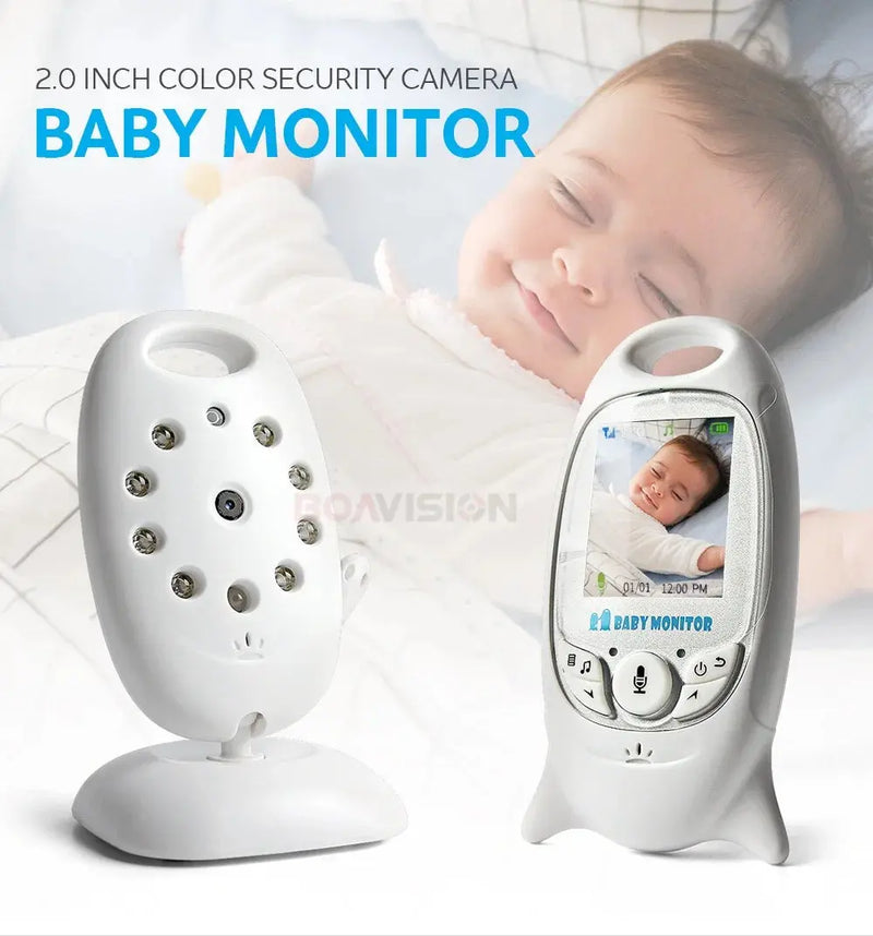 VB601 Video Baby Monitor Wireless 2.0'' LCD Babysitter 2 Way Talk Night Vision Temperature Security Nanny Camera 8 Lullabies - Property & Safety Tradings