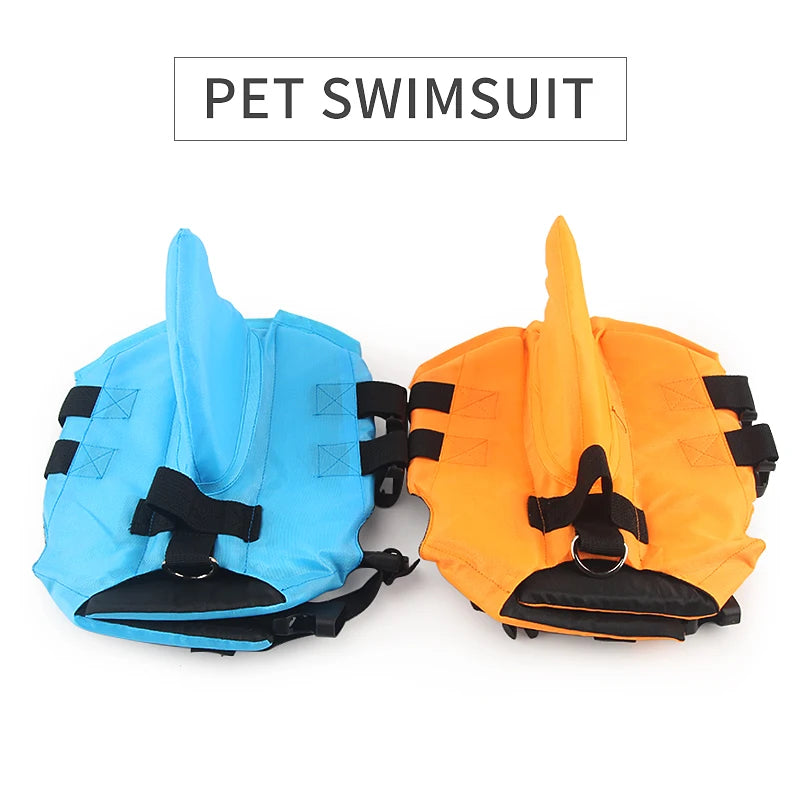 Dog Life Vest Summer Shark Pet Life Jacket Dog Clothes Dogs Swimwear Pets Swimming Suit - PST PS Tradings