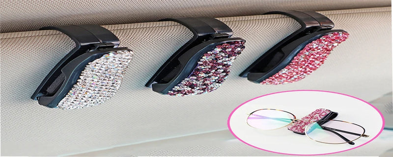 Universal Car Auto Sun Visor Glasses Box Sunglasses Clip Card Ticket Holder Fastener Pen Case Eyeglasses Accessories - PST PS Tradings