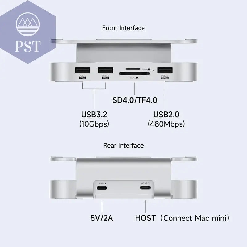 Hagibis USB C Hub Docking Station Mac Mini PST PS Tradings Hubs PST PS Tradings  PST PS Tradings