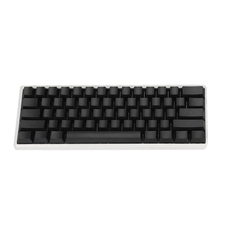 White Black Gray Green Blank Thick PBT OEM Profile 62 Key ISO 61 ANSI Keycaps For MX Switches Mechanical Keyboard (Only Keycap) - Property & Safety Tradings