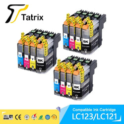 For Brother LC123 Ink Cartridge Compatible For MFC-J4510DW MFC-J4610DW Printer Ink Cartridge LC121 MFC-J4410DW MFC-J4710DW - PST PS Tradings