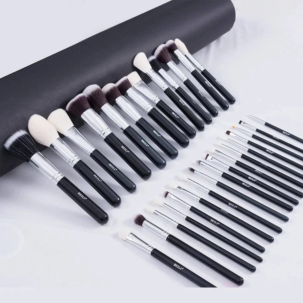 BEILI Professional 6/8pcs Classic Natural Eye Makeup Brushes Set Eyeshadow Eyebrow Blending Smokey Black Beauty Make up Brushes - PST PS Tradings