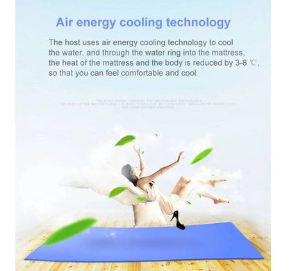 Water Circulation Bed Ice Sleeping Pad Water-cooled Refrigeration Mattress Cooling Fan Conditioner Air Conditioning Cooler EU US - Property & Safety Tradings