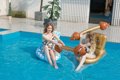 Inflatable Joust Swimming ring Pool Float Game Toys Water Sport Plaything For Children Adult Party Supply Gladiator Raft - PST PS Tradings