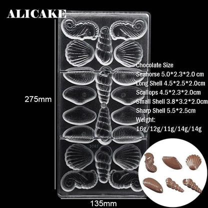 Schokoladenformen aus Polycarbonat für Schokolade, professionelles Backen, Süßigkeiten, Bonbons, Bar, Acrylform, Süßwaren, Bäckereien - Property & Safety Tradings