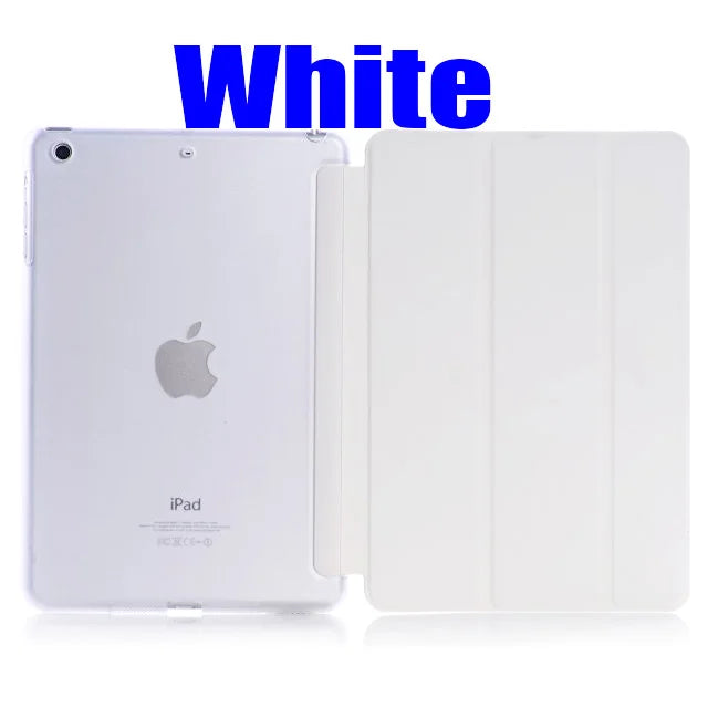 Smart Cover For iPad Mini 1 2 3 4 5 6 7.9 inch Ultra Slim PU Leather Case + PC translucent back case for Apple ipad mini 5 4 3 2 - PST PS Tradings