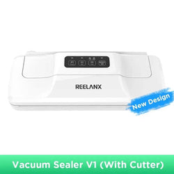 REELANX Vacuum Sealer V1 140W Automatic Vacuum Packing Machine for Food with 15pcs Bags Best Vacuum Packer Sealing Packaging - Property & Safety Tradings