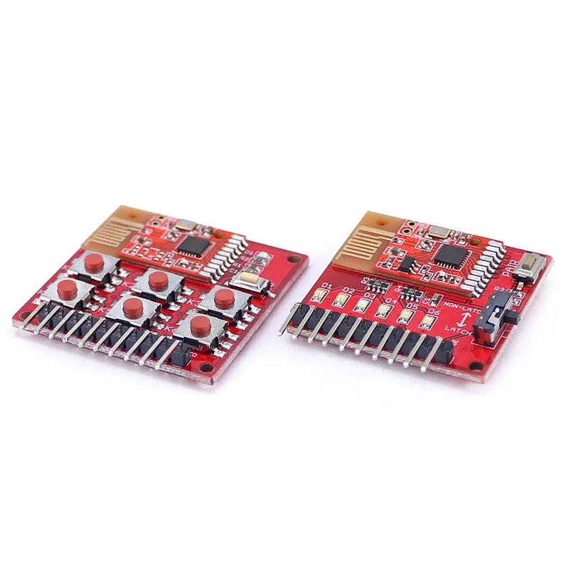 2.4G 2.5G Wireless Switch Remote Kit 6 Channel Transmitter Receiver Module Without Programming for DIY Onboard Pair Button - PST PS Tradings