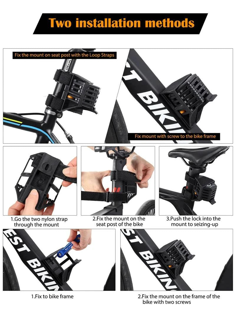 WEST BIKING Foldable Bicycle Lock MTB Road Bike Hamburg Lock High Security Anti-Theft Electric Scooter E-Bike Cycling Chain Lock - Property & Safety Tradings