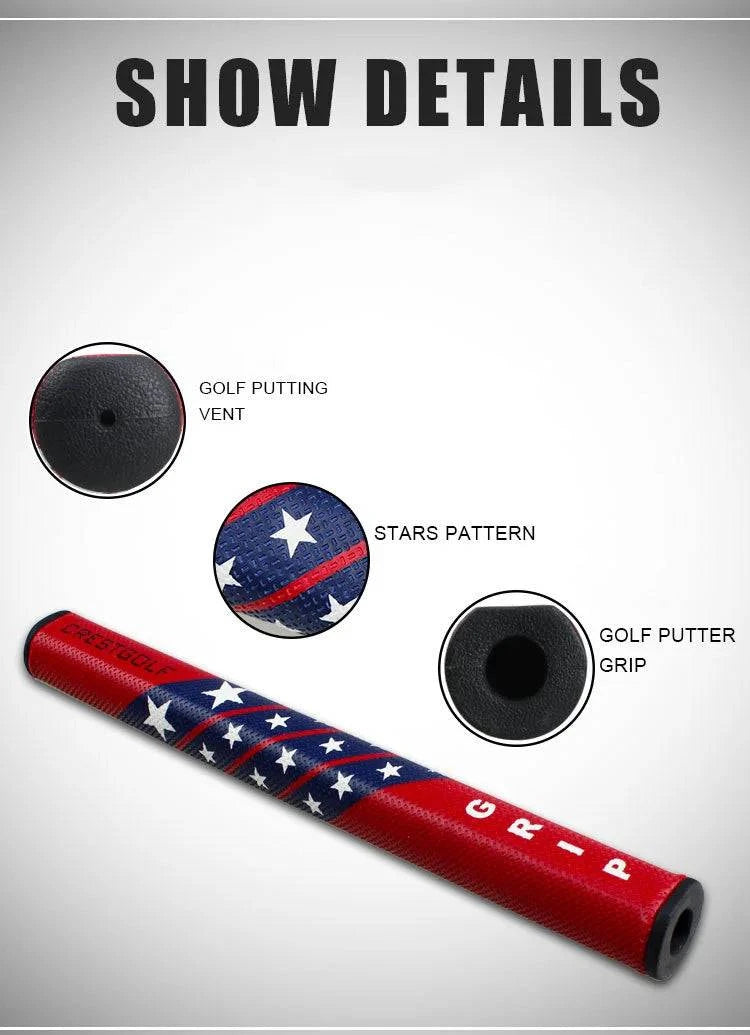 CRESTGOLF New Golf Clubs Grip 2.0 Golf Putter Grip Star Pattern PU Golf Grip Antiskid Golf Grips Replacement 1 Piece - PST PS Tradings