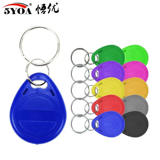 50pcs EM4305 T5577 Blank Key Tag RFID Chip Ring Cards Tags Keytag 125 khz Copy Rewritable Writable Rewrite Duplicate 125khz - PST PS Tradings