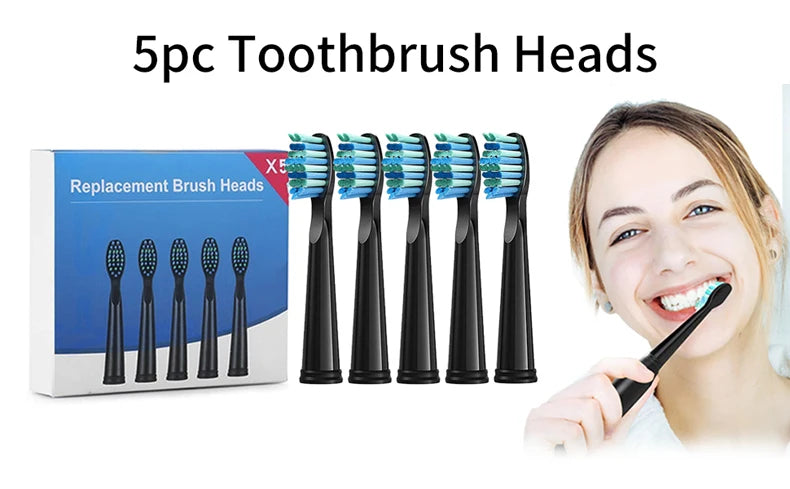 Electric Toothbrush Heads Sonic Replaceable Seago Tooth brush Head Soft Bristle SG-507/508/551/548/575/949/958/2303 - Property & Safety Tradings