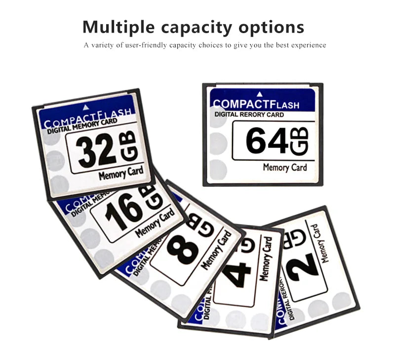 Real Capacity Memory Card 256MB 512MB 1GB 2GB 4GB 8GB 16GB 32GB 64GB CF Card 128GB Compact Flash Card Free Shipping - PST PS Tradings