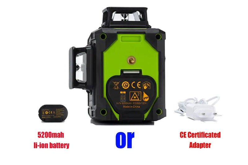 Clubiona CE Certificated 3D New ABS and PC Shell Shockproof Lines Laser Level with 5200mah BATTERY Work Separately Laser Lines Property & Safety Tradings