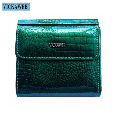 VICKAWEB Mini Wallet Women Genuine Leather Wallets Fashion Alligator Hasp Short Wallet Female Small Woman Wallets And Purses 209 - Property & Safety Tradings