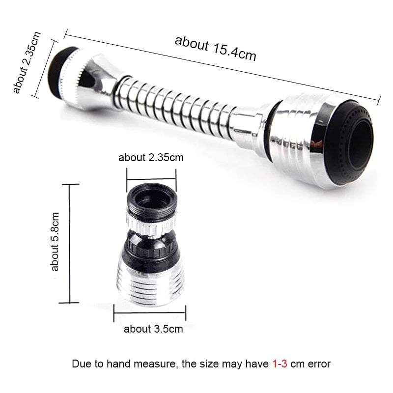 360 Degree Adjustment Kitchen Faucet Extension Tube Bathroom Extension Water Tap Water Filter Foam Kitchen Faucet Accessories - PST PS Tradings