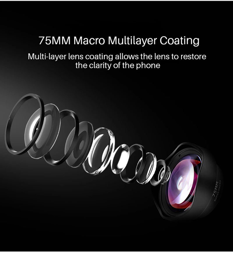 Ulanzi 17mm 10X Macro Lens Universal For iPhone 13 14 15 16 Mini Pro Max Samsung S20 S21 S22 S23 Ultra Huawei XiaoMi Phone Lens