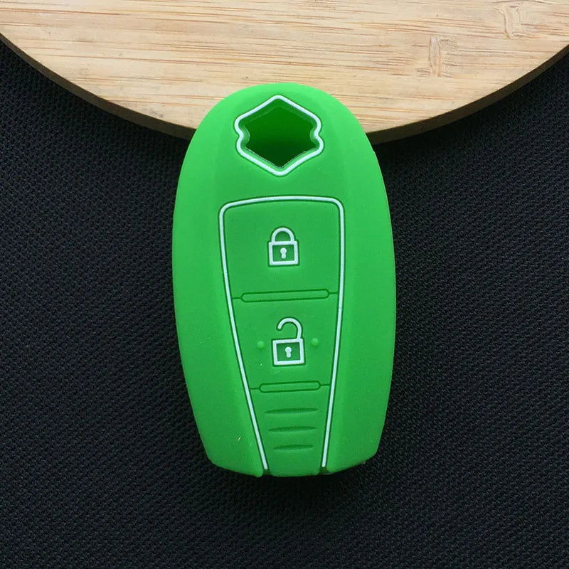 ZAD silicone key fob cover case hood skin protect holder for SUZUKI Swift Sport SX4 SCORSS grand vitara remote car accessori - PST PS Tradings